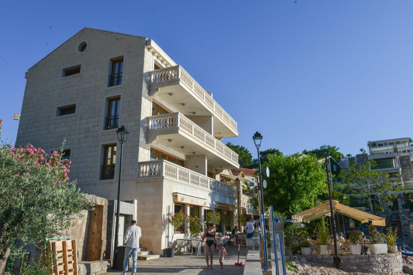 Przno Luxury Apartments Sveti Stefan Kamer foto