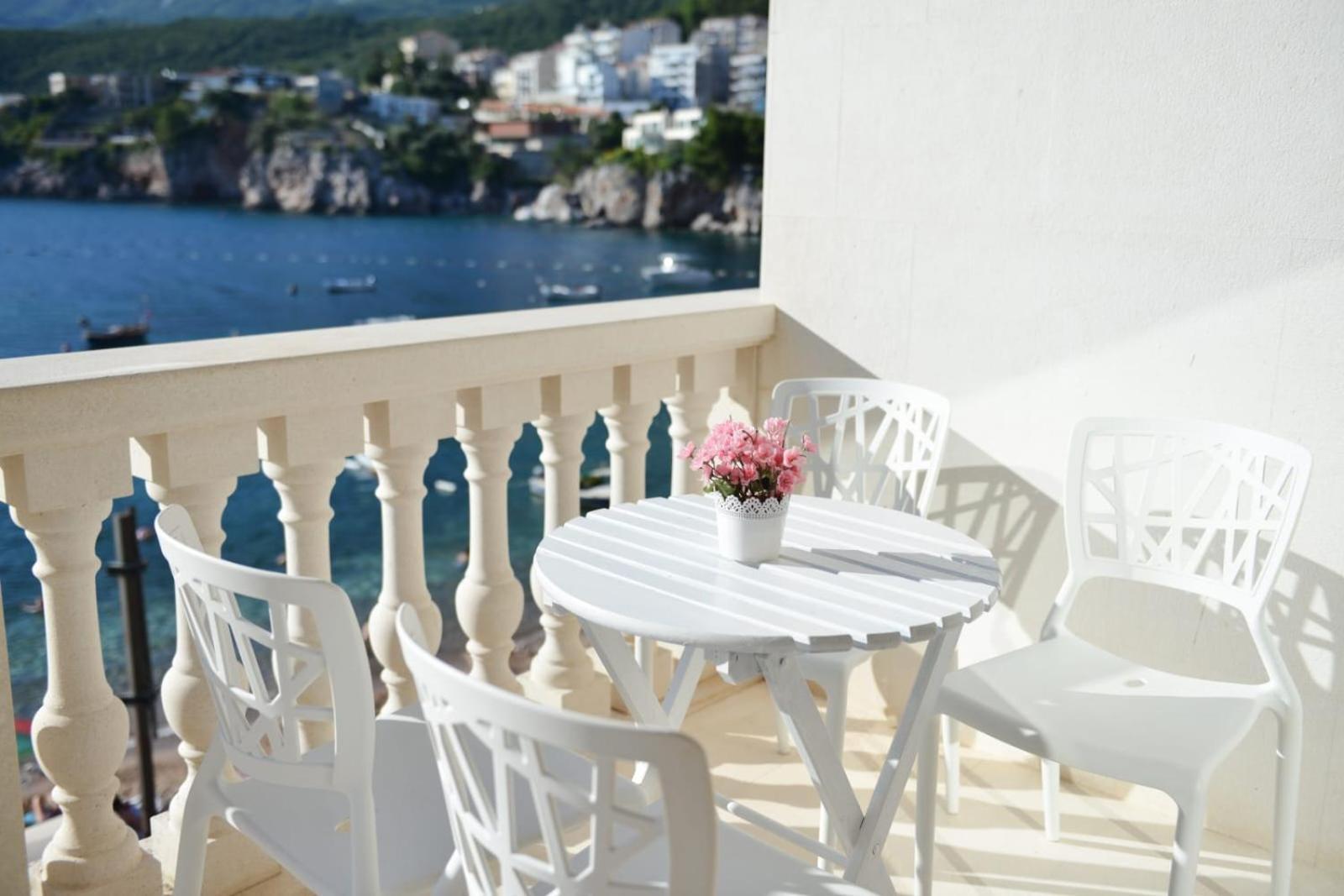 Przno Luxury Apartments Sveti Stefan Buitenkant foto