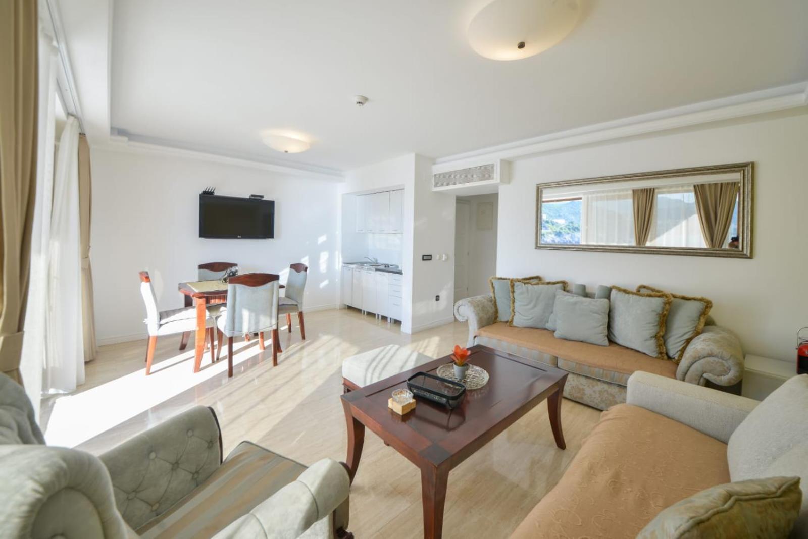 Przno Luxury Apartments Sveti Stefan Buitenkant foto