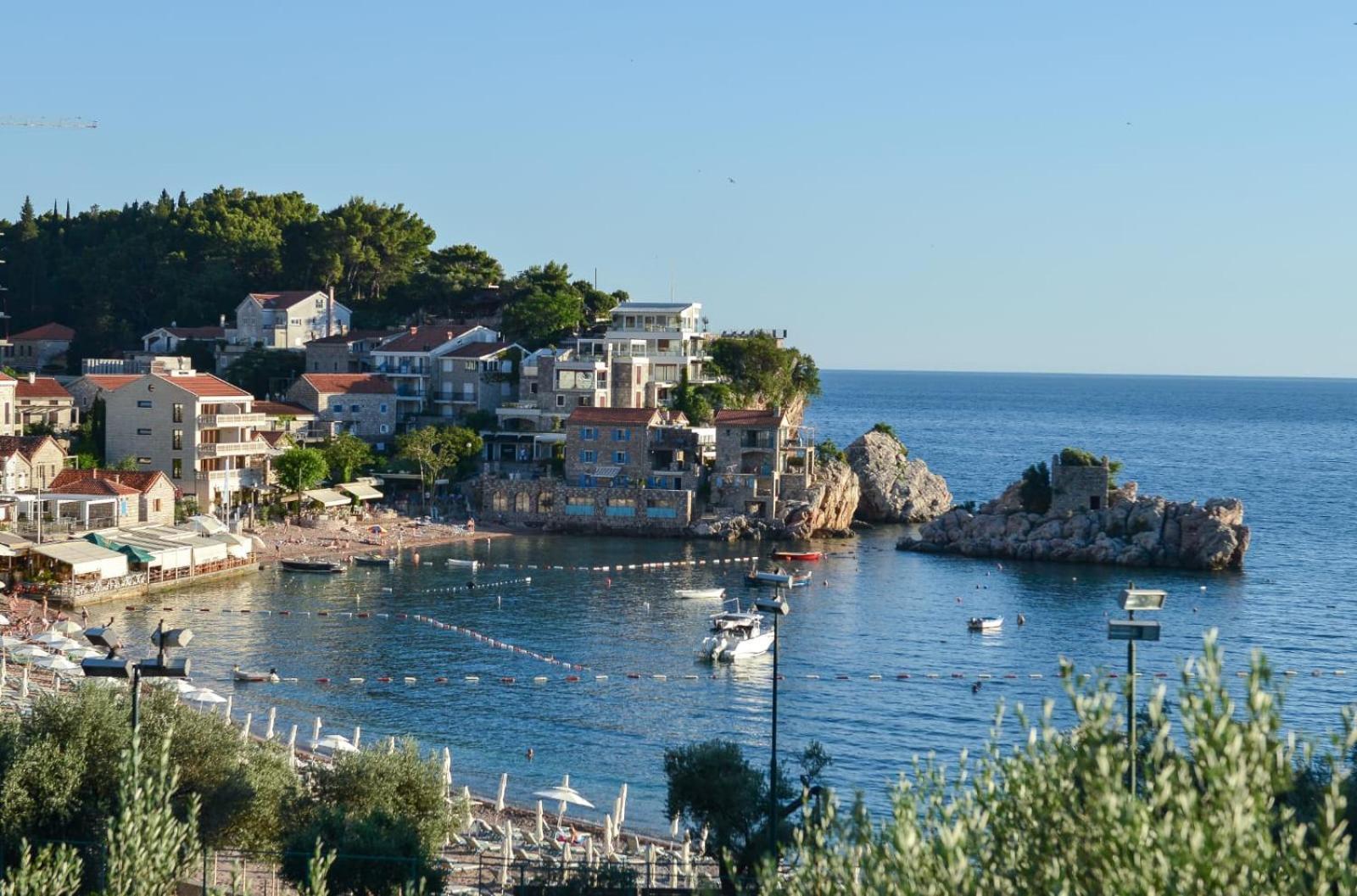 Przno Luxury Apartments Sveti Stefan Buitenkant foto