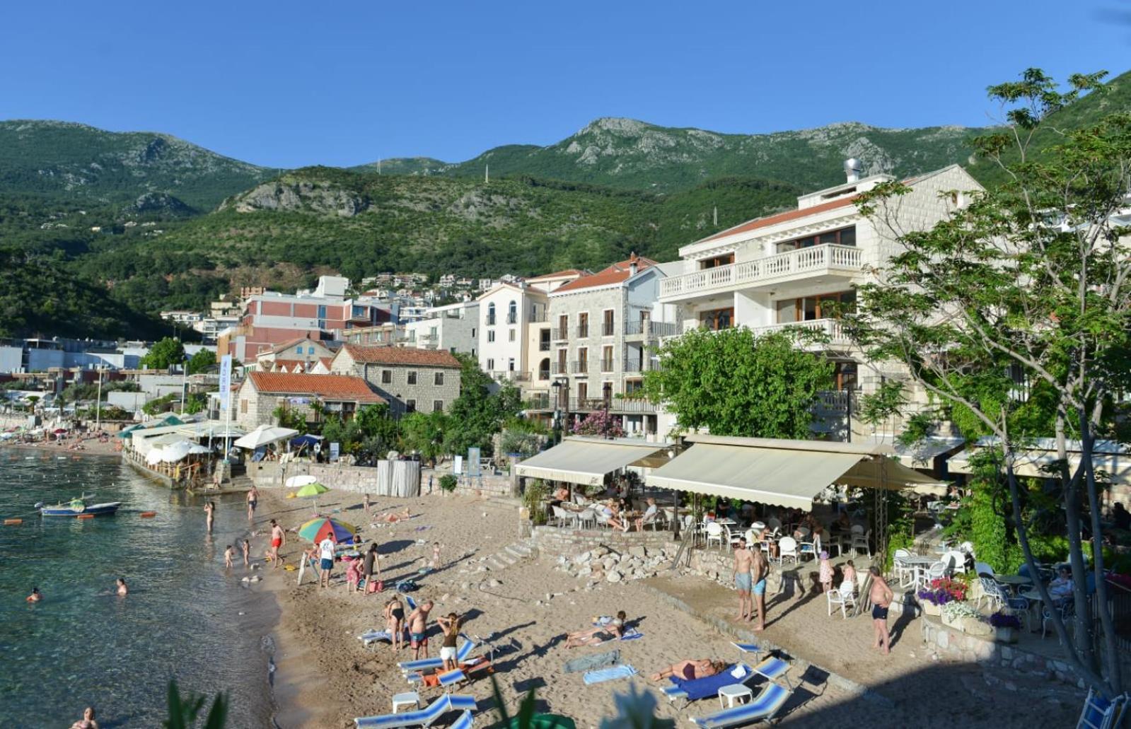 Przno Luxury Apartments Sveti Stefan Buitenkant foto