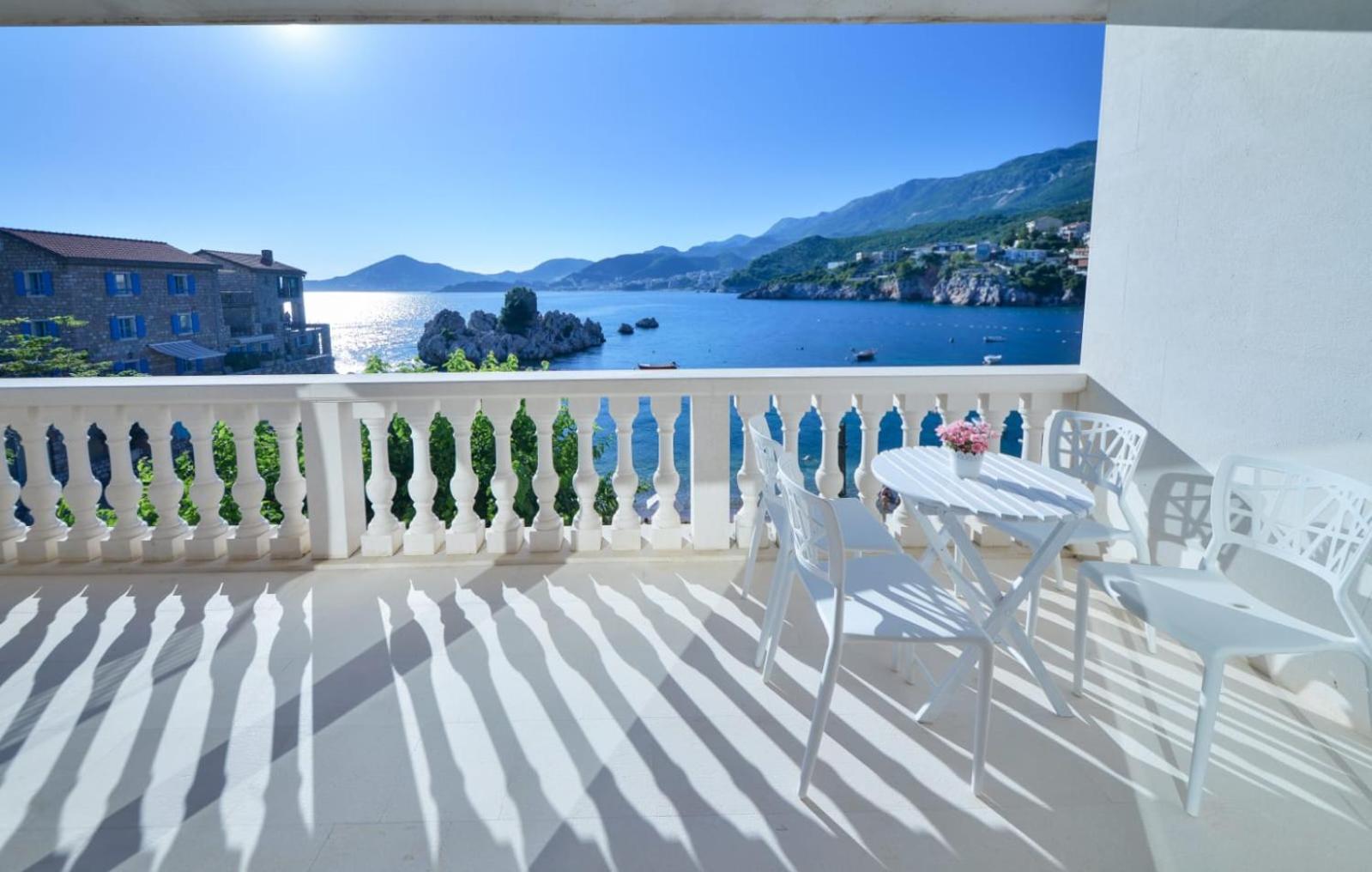 Przno Luxury Apartments Sveti Stefan Buitenkant foto